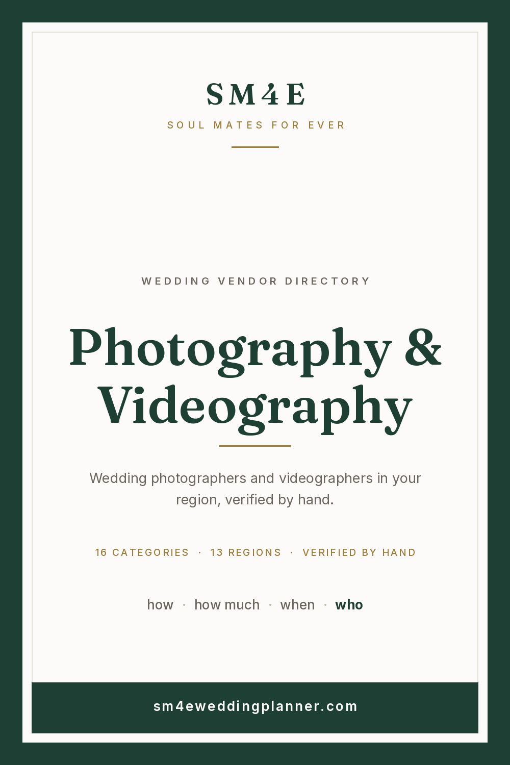 Photography & Videography in Buffalo & Western New York — SM4E card