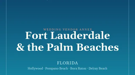 Fort Lauderdale & the Palm Beaches vendor annex cover
