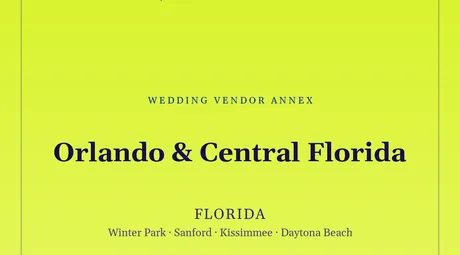 Orlando & Central Florida vendor annex cover