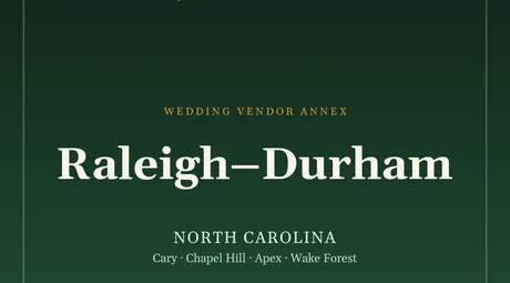 Raleigh–Durham vendor annex cover