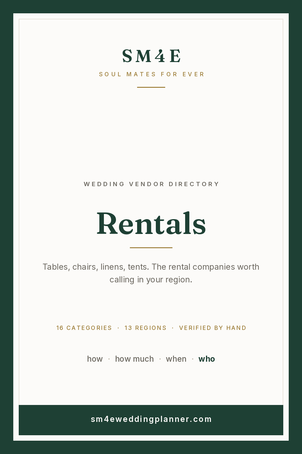 Rentals in Cape Cod & the Islands — SM4E card