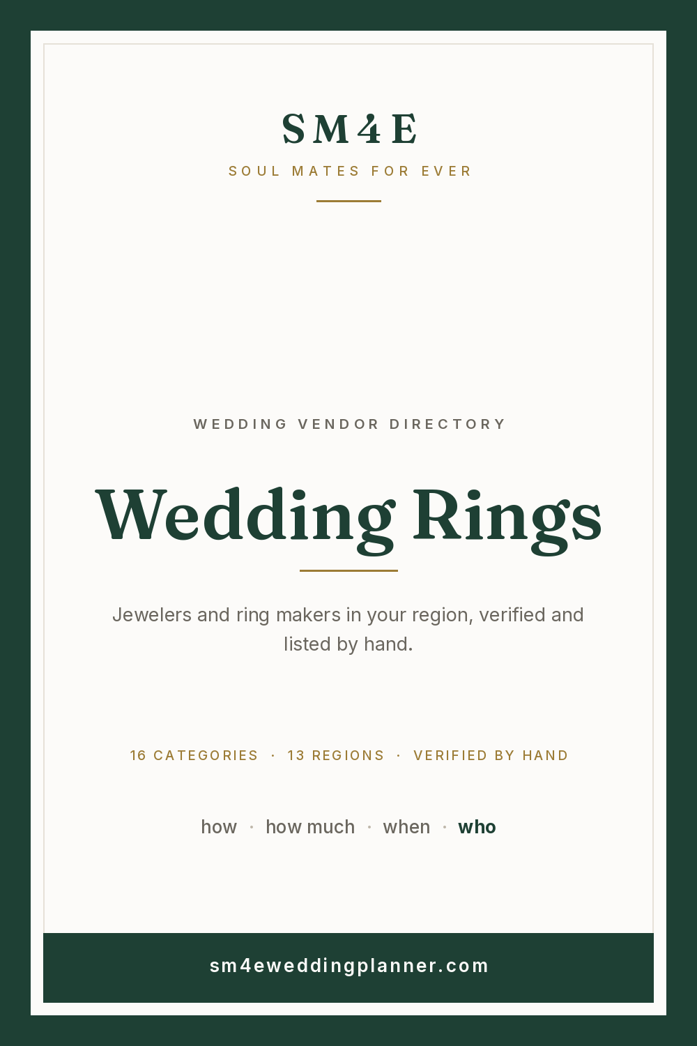 Wedding Rings in Chicago — SM4E card